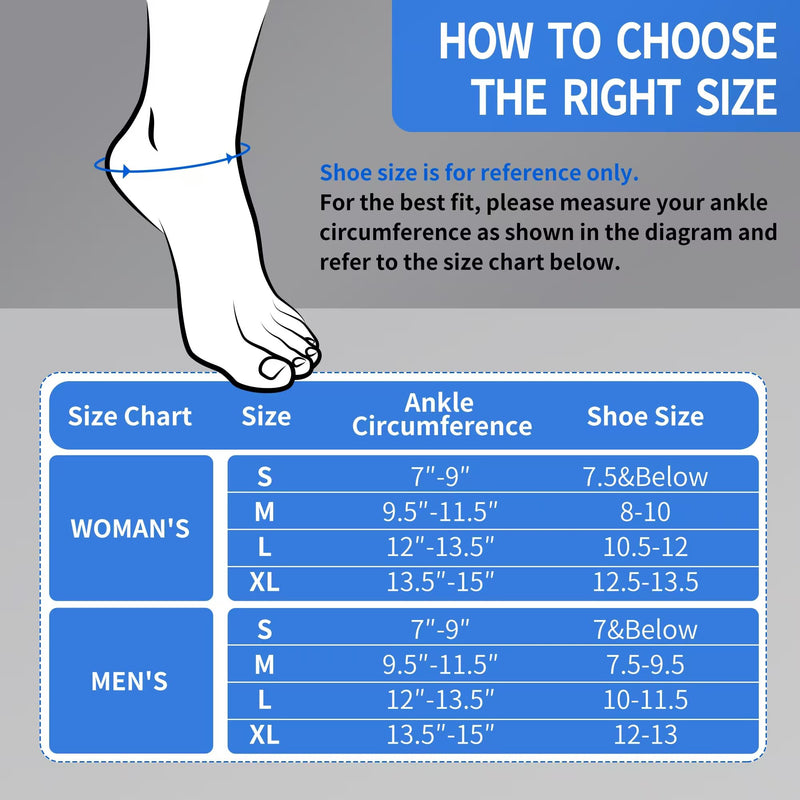 Ankle Brace for Sprained Ankle,Lace Up Adjustabe Ankle Brace with Side Stabilizers,Ankle Braces for Men & Women,Foot Ankle Support Splint,Left & Right,Sports Athletic Soccer Basketball Running Black Medium - BeesActive Australia