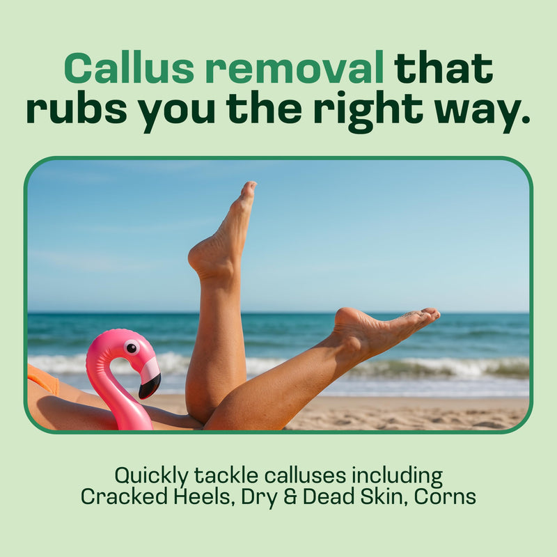 Electric Sole Buffer Foot Callus Remover - FSA Eligible HSA Rechargeable Electric Foot File - Professional Pedicure Tool - Smooth Cracked Heels & Calloused Feet - Ultimate Self-Care Tool - BeesActive Australia