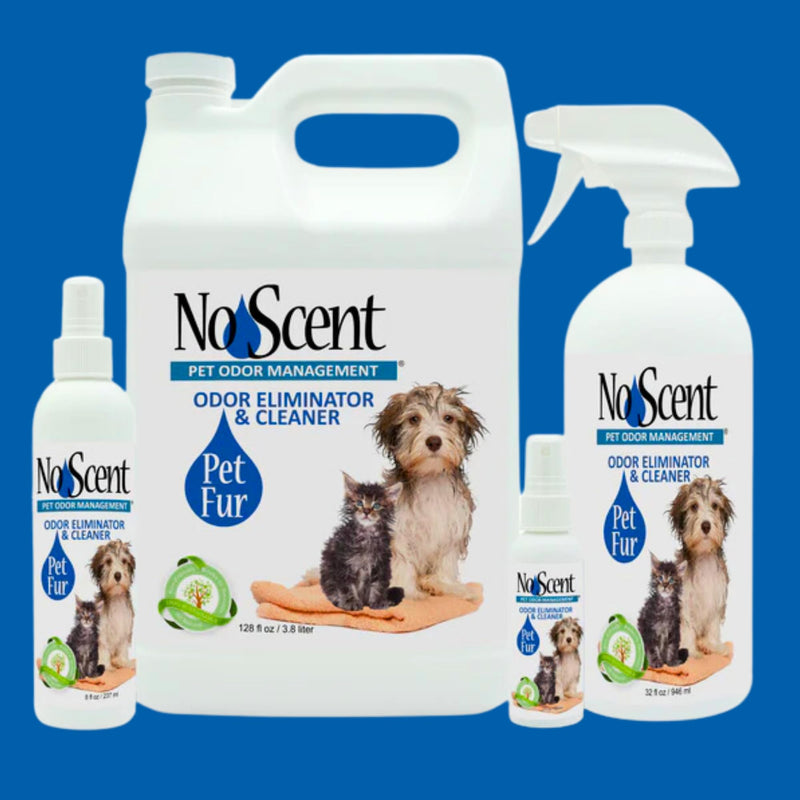 No Scent Pet Fur Odor Spray & Rinseless Cleaner for Dog, Cat, Hamster, Small Animal & Furry Pets (8 Fl Oz / 237 mL) 8 Fl Oz (Pack of 1) - PawsPlanet Australia