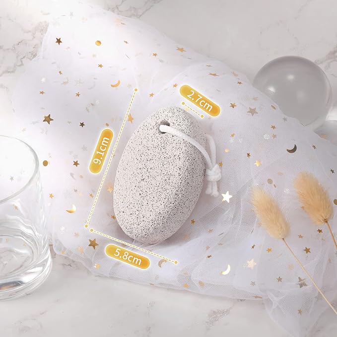 Annhua Natural Pumice Stone, Keratin Care, Volcanic Stone, Foot Care Tool, Washable, Reusable Use, Unisex, Smooth Heels, Skin Care, Heel Sharpening, Foot Massage, Promotes Circulation, Foot Pumice, Bath Stone, Foot Care Set, White -  Australia