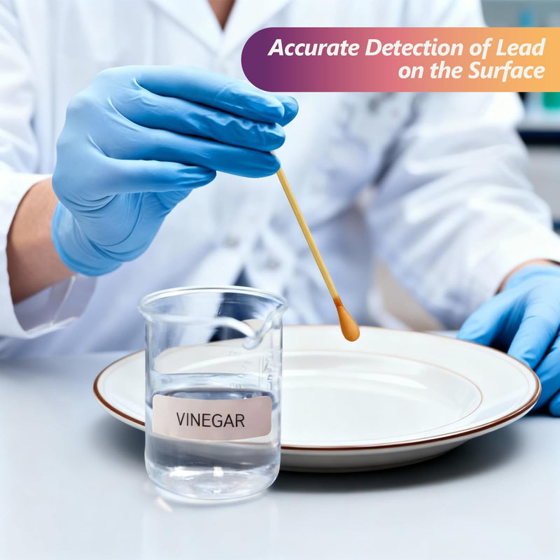 120 Swabs Lead Test Kit,Quick Results in 30s Lead Detector,Enhanced Lead Testing Formulation at Home Lead Paint Test Kit Testing for Paint,Crockery,Toys,Jewellery,Metals, Ceramics,Woodwork 120 Swab - BeesActive Australia