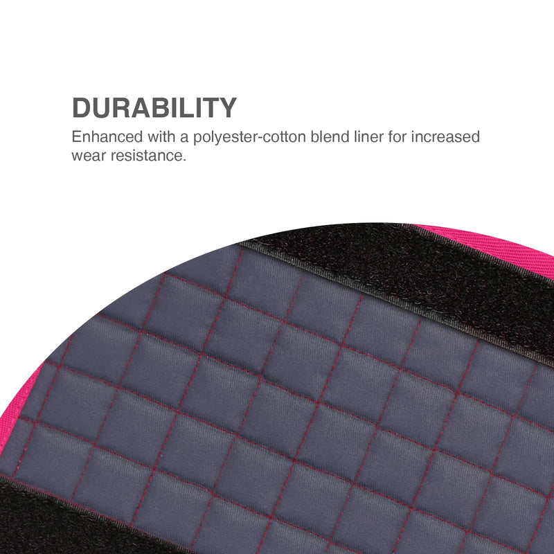 Harrison Howard Wall Mount Saddle Rack Suede Saver Adds Protection to Underside of Saddle Prevents Bar Indentations Secure Saddle Use with Saddle Rack, Saddle Saver Only Magenta - BeesActive Australia