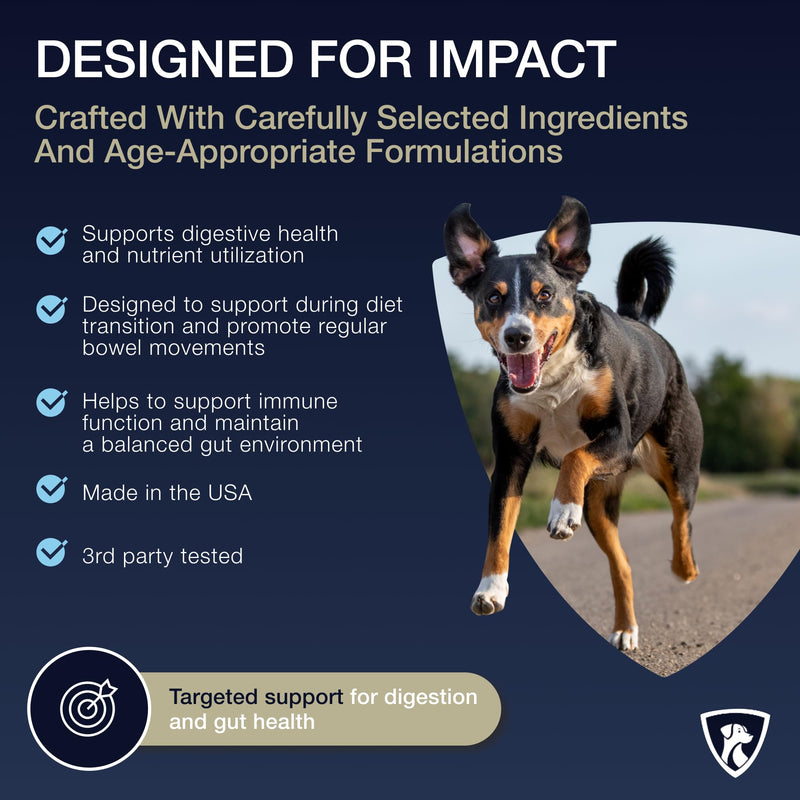 Nutraregen Select Dog Digestive Probiotic Powder and Dental Support Bundle | Pet Dental Powder & Dog Breath Freshener, 7 Bn CFU | 60 Scoops, 6.7 oz