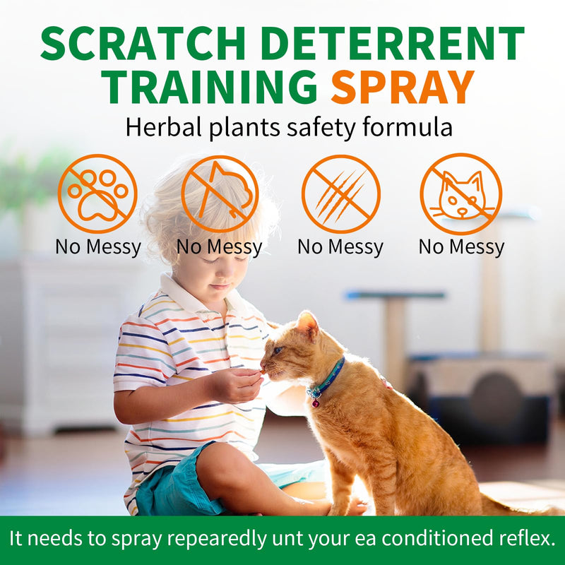 Cat Repellents Sprays,240ML,Anti Pee & Anti Scratch Furniture & Anti Scratching Plants,Suit for Indoor & Outdoor,Establish Boundaries & Keep Cat Off,Safe for Children & Plant - BeesActive Australia