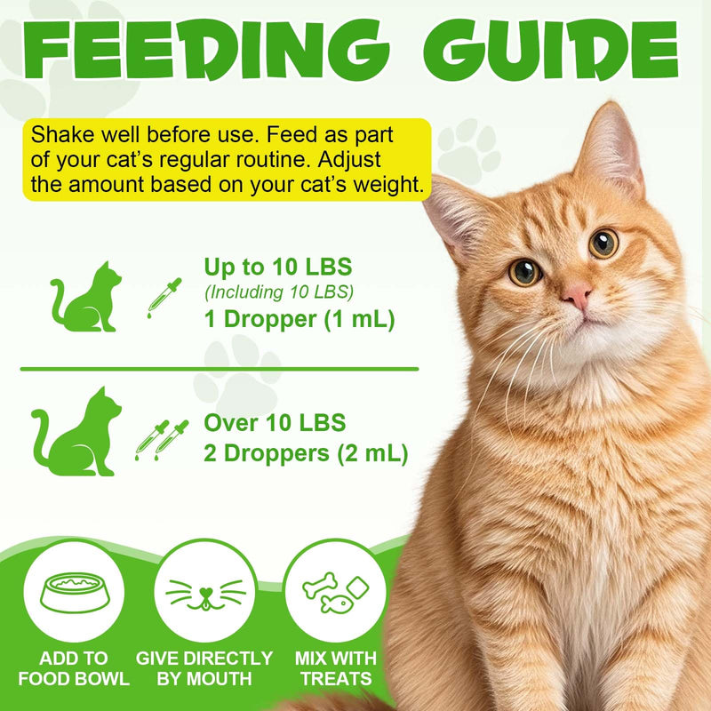 Hairball Treatment for Cats,Cat Hairball Remedy,Promotes Healthy Digestion,Eliminates & Prevents Hairballs,with Natural Ingredients & Vitamins,for All Ages & Breeds,Chicken Flavor 2fl oz