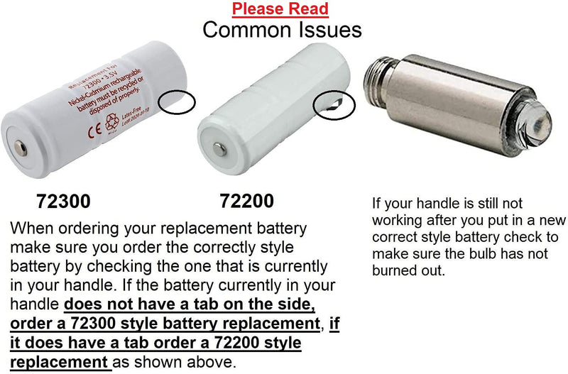 Replacement for Welch Allyn 72200 3.5V Rechargeable Battery - BeesActive Australia