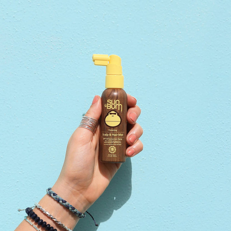 Sun Bum Original SPF 30 Sunscreen Scalp and Hair Mist I Vegan and Hawaii 104 Reef Act Compliant (Octinoxate Oxybenzone Free) I Broad Spectrum UVA/UVB Sunscreen Spray with Vitamin E I 2 OZ - BeesActive Australia