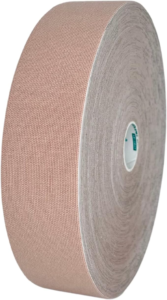 Kinesiology Tape Sports Type 1.5 x 12.6 ft (37.5 mm x 32 M) (1 Roll) Elastic Taping Tape Shoulder/Knee/Ankle/Wrist/Calf/Sole Finger Kinesio Tape, Commercial Use, 1.5 inches (3.75 cm) - BeesActive Australia