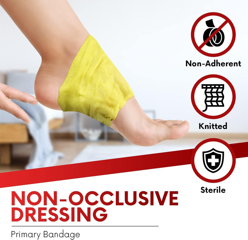 HEALQU Medical Xeroform Petrolatum Dressing 1x8-50 Count - Non-Adherent Gauze Pad for Low Exudating Wounds - Fine Mesh Gauze Patch Sterile for Wound Care Lacerations, Burns & Skin Grafts 1" x 8" Box of 50 - BeesActive Australia