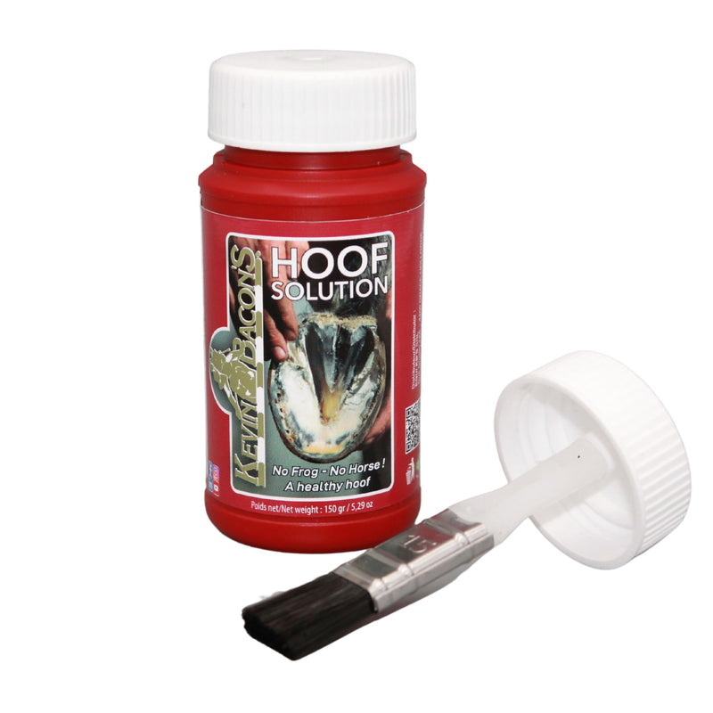 Kevin Bacon's Hoof Solution | 150g | Suitable for every type of horse | With integrated brush brush | Quick application | Can help reduce hoof problems 150 ml - BeesActive Australia