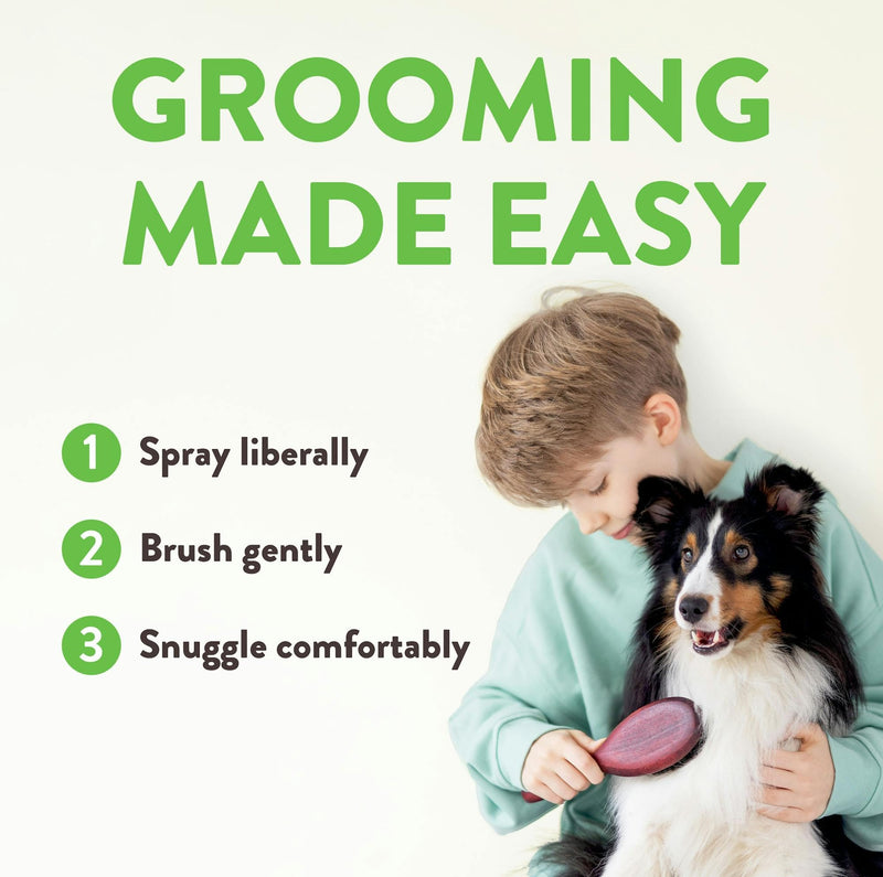 TropiClean Dog Detangler Spray Dematting, Leave in Conditioner, Perfect for Doodles & All Coat Types, Sweet Refreshing Scent, Made in the USA, 16 oz. - BeesActive Australia