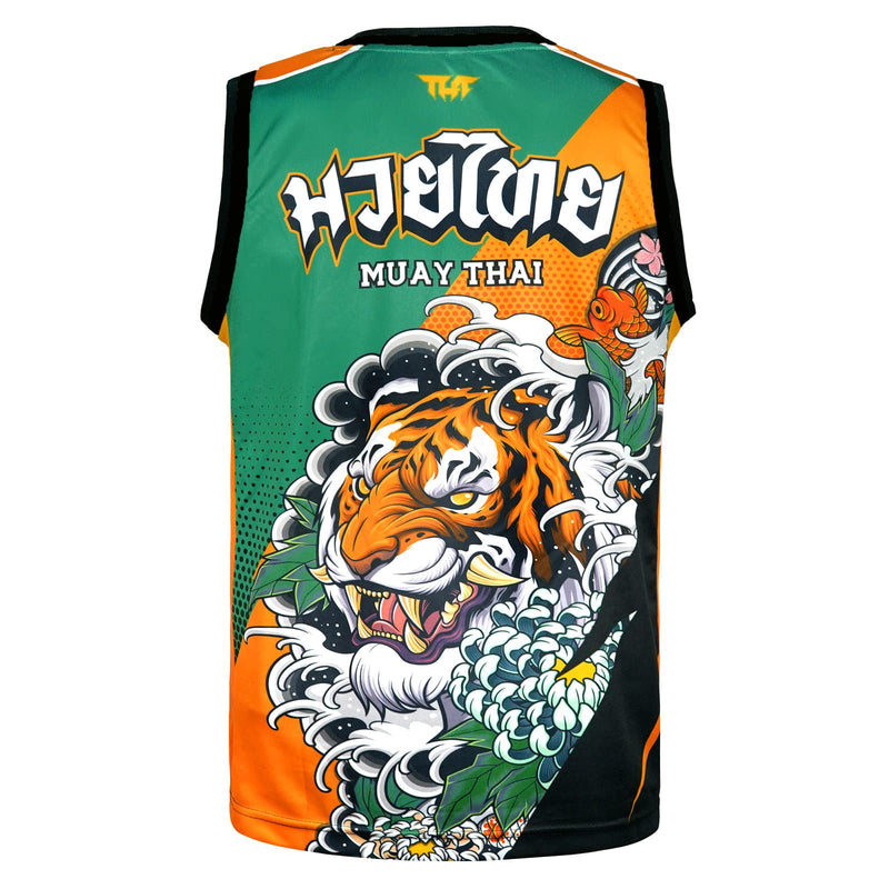 Tuff Sport Tank Top Muay Thai Boxing Vest Top Workout Shirt Sleeveless Gym Fitness Training X-Large Tuf-tt107 - BeesActive Australia