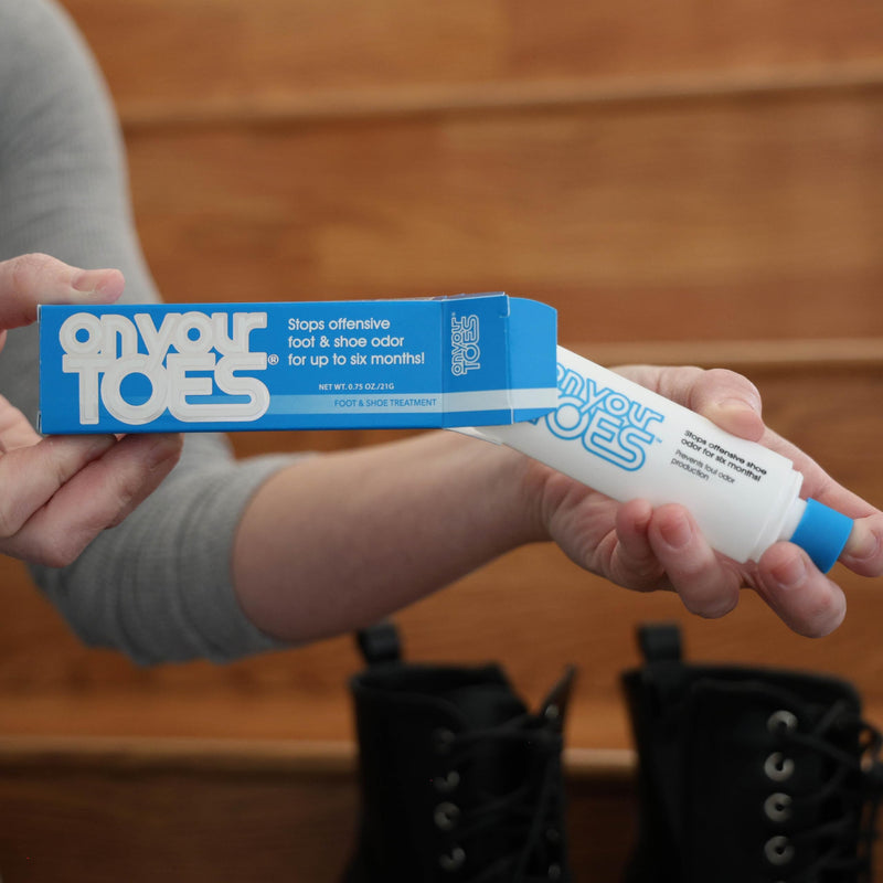 On Your Toes Natural Foot and Shoe Odor Eliminator –Shoe Deodorizer with Body Powder to Neutralize Smelly Odors – Long-Lasting, Fast-Acting Foot Powder for Kids and Adults (3 Pack) 0.75 Ounce (Pack of 3) - BeesActive Australia