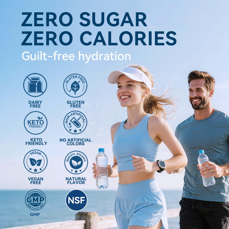 Electrolytes Powder Packets - Sugar Free & Zero Calorie Liquid Daily Drink Mix - Instant Hydration & Energy Supplement with 6 Electrolytes and 5 Vitamins, Keto Friendly & Vegan - 12 Sticks Citrus Passion Fruit 2.54 Ounce (Pack of 1)