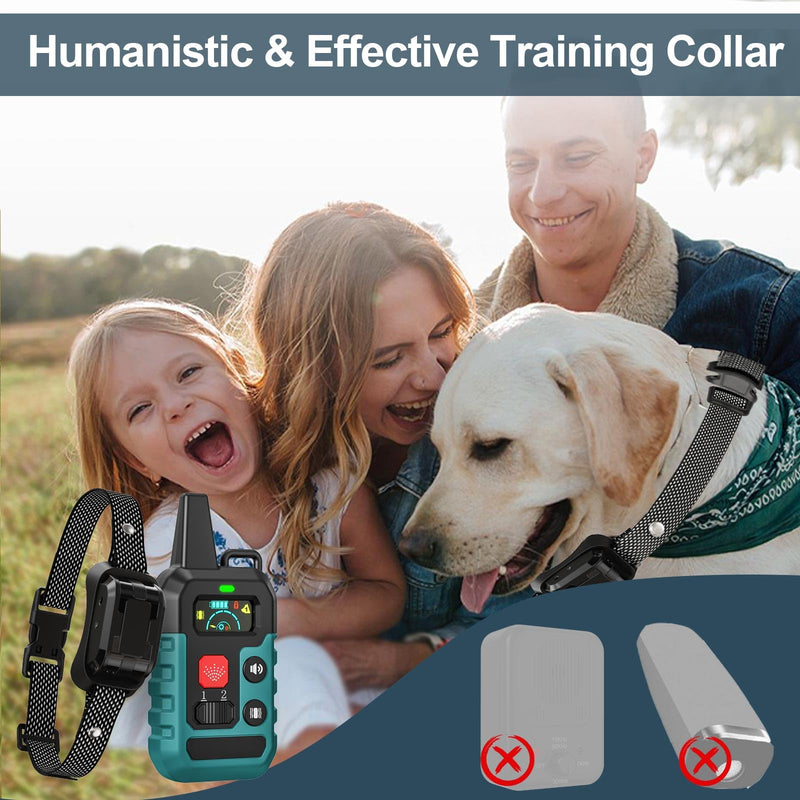 Citronella Training Collar for Dog [No Spray Refill] Spray Dog Training Collar with Beep/Vibration/Spray Mode & 6 Adjustable Sensitivities Bark Collar, Safer Citronella Bark Collar for L/M/S Dog Blue - BeesActive Australia