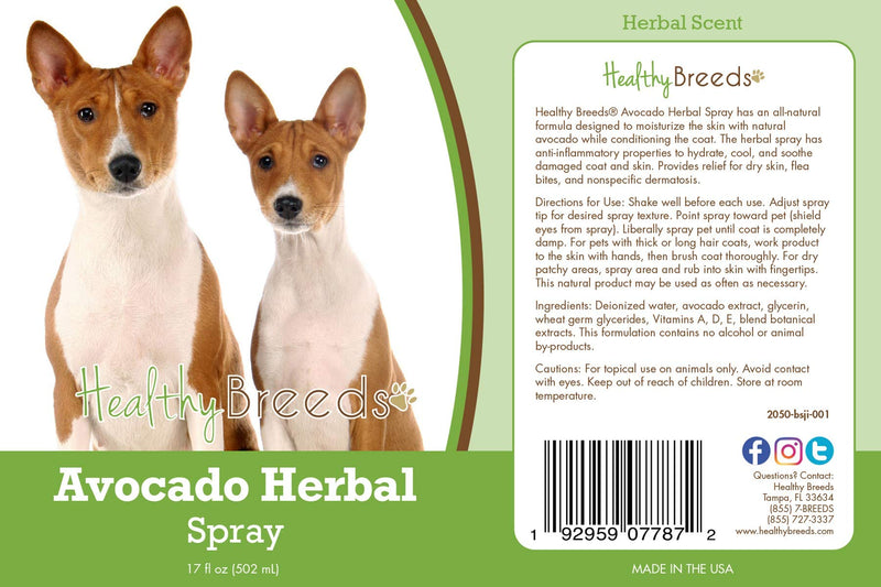 Healthy Breeds Basenji Avocado Herbal Spray 17 oz
