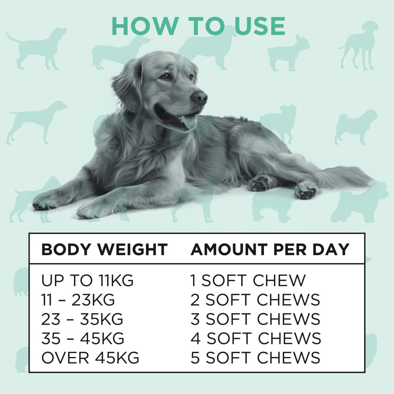 Calming Treats For Dogs - Reduce Stress, Fear, Separation, Barking, Hyperactivity, Reactivity, Aggression, Travel - Calm without Drowsiness dogs