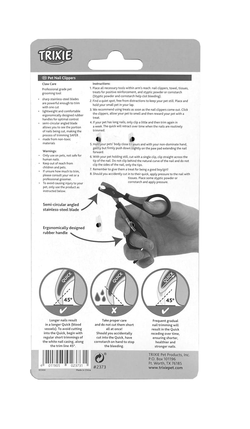 Trixie 2373 claw scissors, 8 cm, 1 piece (pack of 1) 1 piece (pack of 1) - BeesActive Australia
