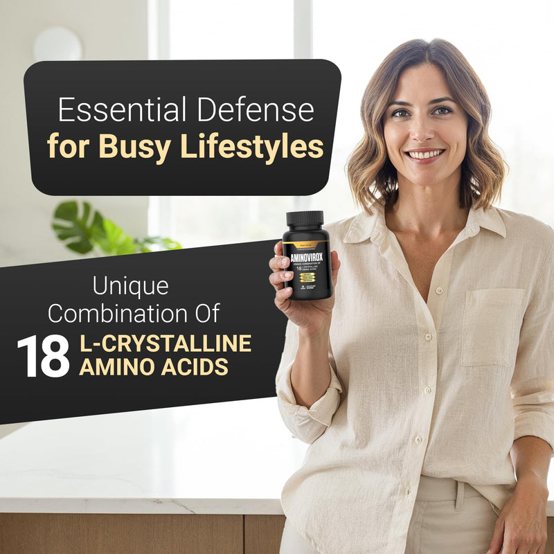 Aminovirox™ – Advanced Amino Acid & Immune Support Formula for Daily Wellness and Vitality