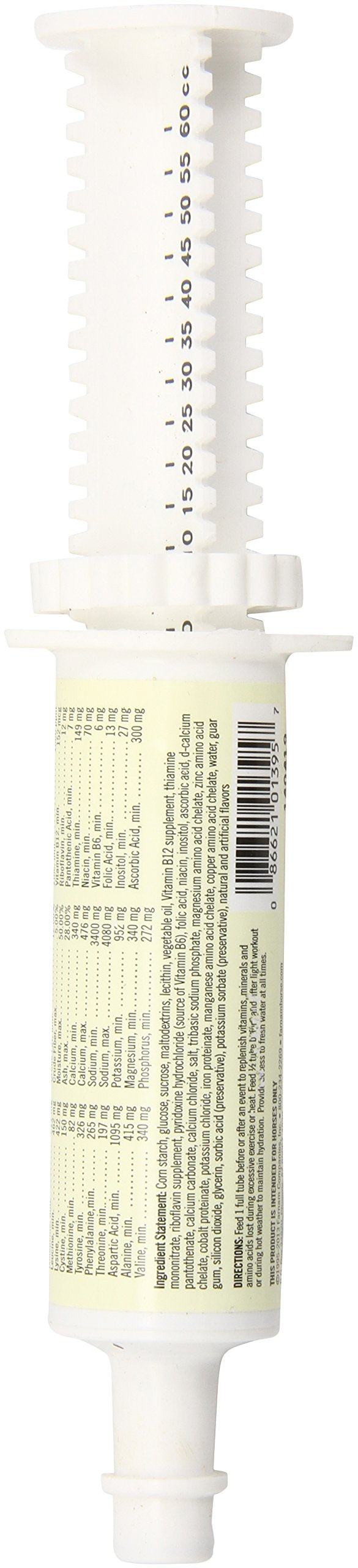 Farnam OTC Jug Electrolyte for Horses, 60 cc old version - BeesActive Australia