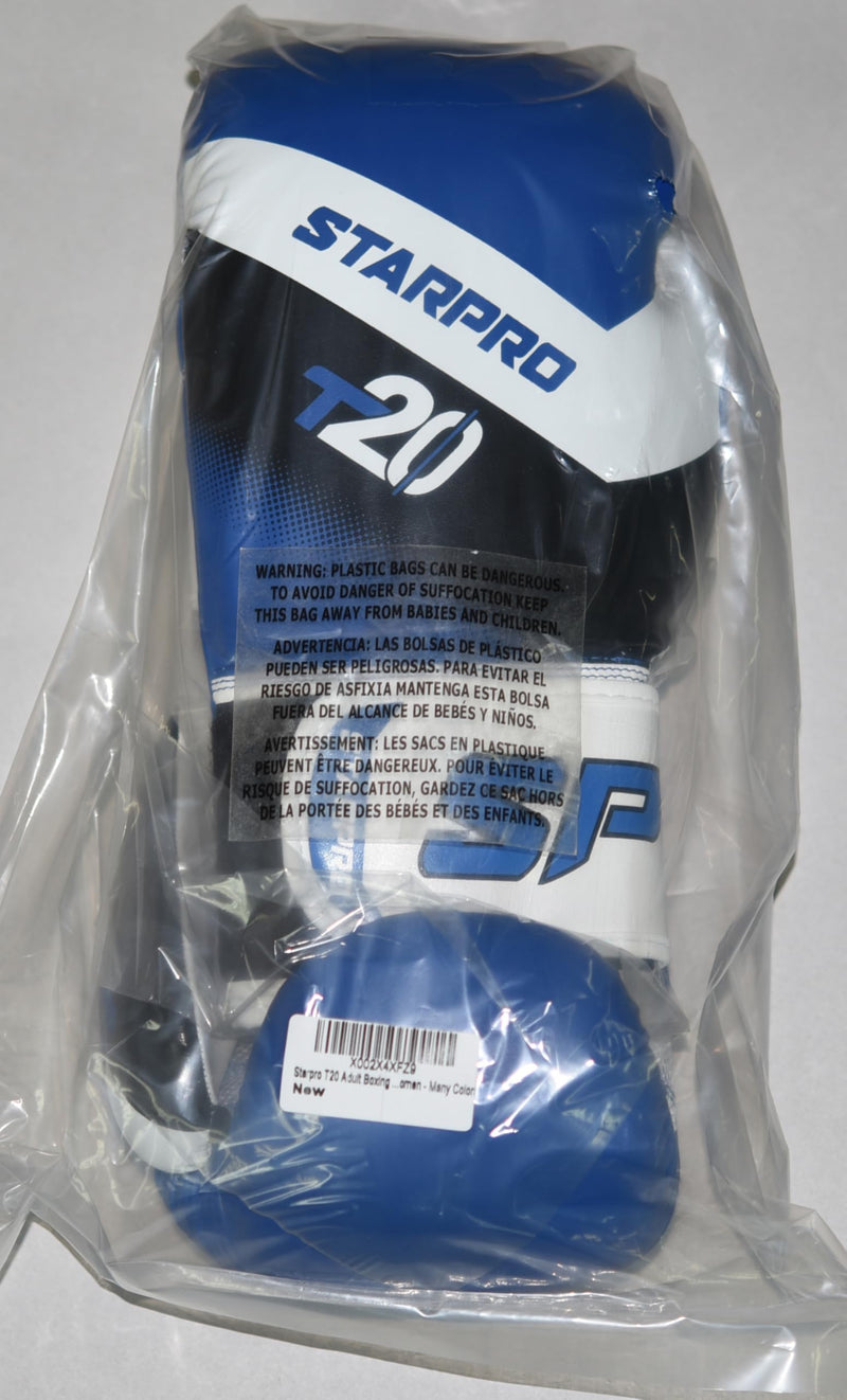 Starpro Boxing Gloves with Wrist Support & Protection Sparring Training Bag Gloves for Men & Women 8oz 10oz 12oz 14oz 16oz Blue