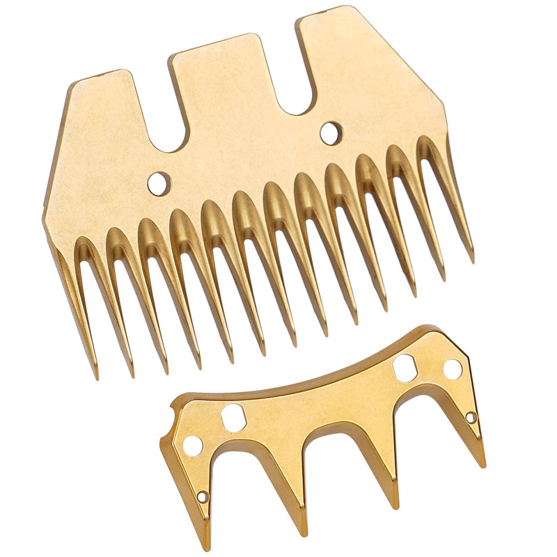 Sheep Shears Blades Sheep Clippers Replacement Blades for Electric Wool Comb Cutter Clipper Scissors Blade for Sheep Alpacas Goats and More (Straight 13-Tooth) Straight 13-tooth - BeesActive Australia