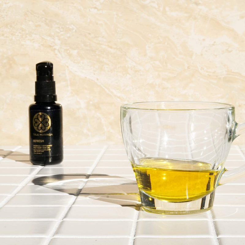 True Moringa Oil 100% Pure, Cold-Pressed Moringa Oil for Face, Hair & Skin⎜Anti Aging. Brightening Moisturizer, Unscented 30 ml ⎜ True Moringa 1 Count (Pack of 1) - BeesActive Australia
