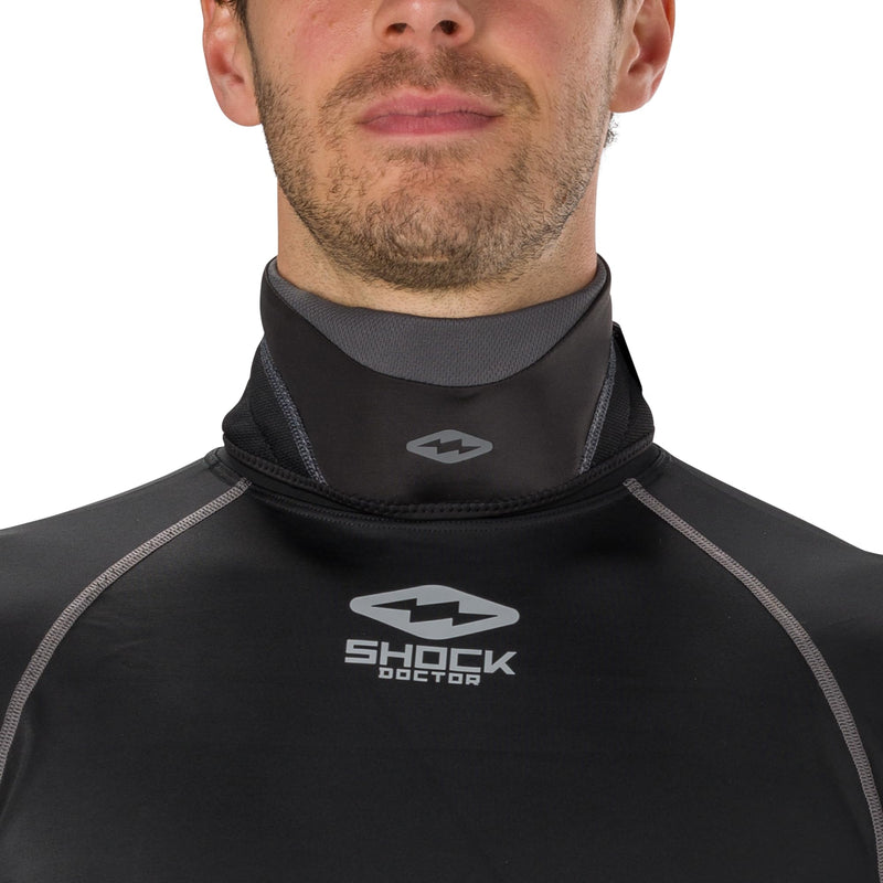Shock Doctor Hockey Neck Guard Youth & Adult, Cut Resistant Protection, Hockey Gear Black JUNIOR: L