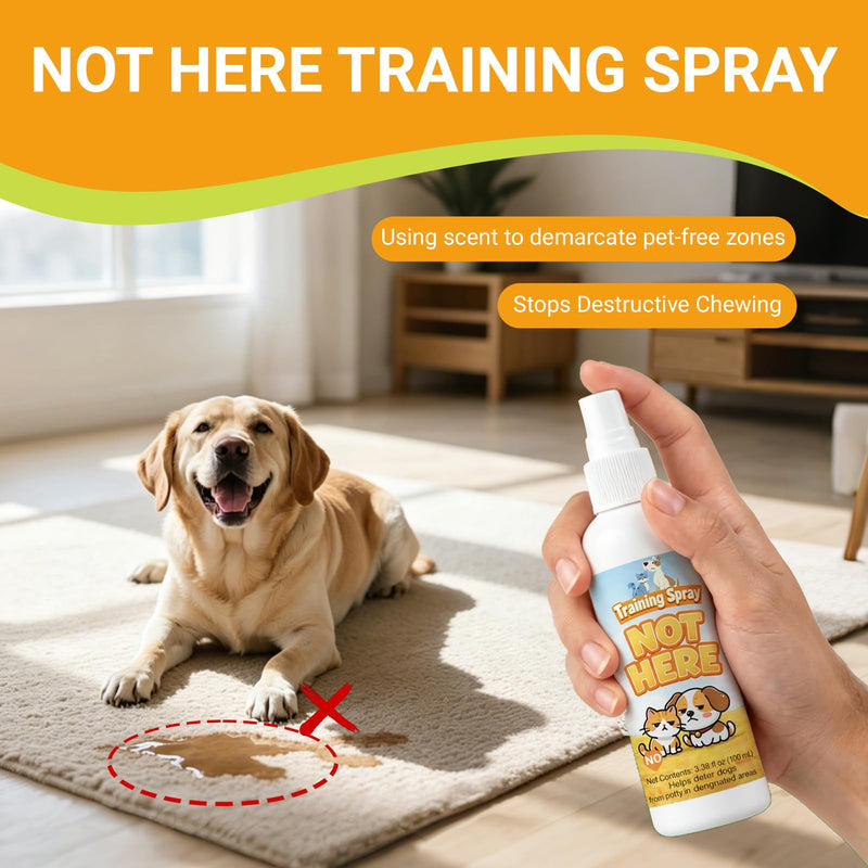 Potty Training Spray for Dogs, Dog Pee Spray for Indoor & Outdoor Use | Not Spray & Spray | Supports Potty Training & Helps Deter Marking | Gentle Formula | 6.8 fl oz