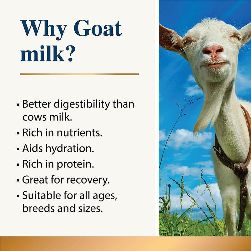 Whole Goat Milk Powder for Dogs & Cats | Digestive Health | Gentle on Digestion | Healthy Protein and Fats & Nutrients | Dog Milk | Cat Milk | 200g x 2 packs Goat Milk 200g (2 packs)