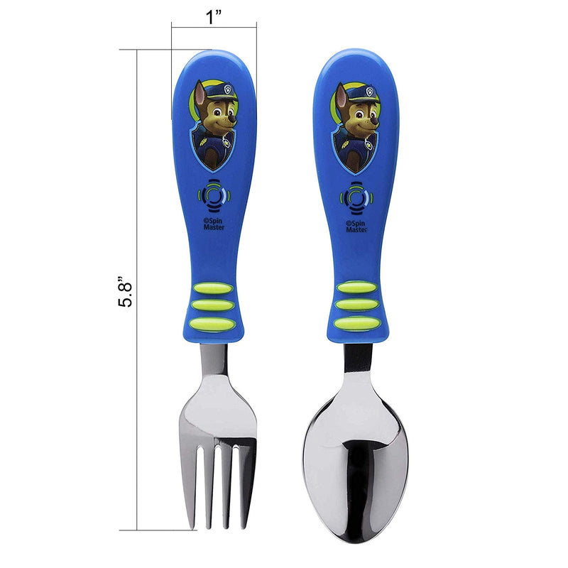 zak! PAW Patrol - 5-Piece Dinnerware Set - Durable Plastic & Stainless Steel - Includes Tumbler, 8-Inch Plate, 6-Inch Bowl, Fork & Spoon - Suitable for Kids Ages 3+ - BeesActive Australia