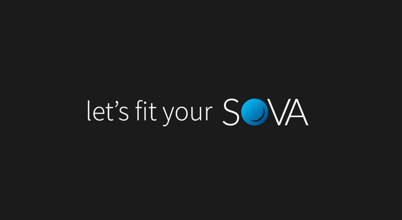 SOVA 3D Night Guard with Case - Pre-Formed, Easy-to-Fit Protection for Teeth Grinding, Clenching - Jaw Pain, Bruxism, TMJ Relief - Taste Free - Remoldable Up to 20 Times - Non Toxic