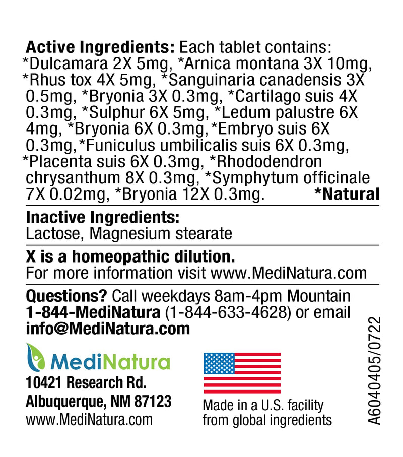 MediNatura Plant-Powered Pet Pain Relief Bundle T-Relief Pet Pain Tablets (90) + T-Relief Pet Arthritis (90) 12 Plant-Based Homeopathic Pain Relievers with Arnica - Support for Muscles, Joints + HIPS - PawsPlanet Australia