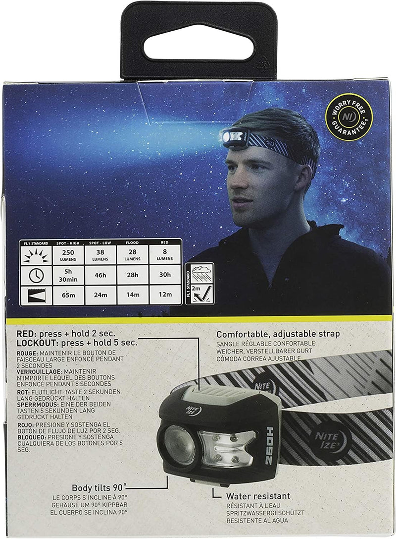 Nite Ize Radiant LED Headlamp 250 Lumen - Charcoal