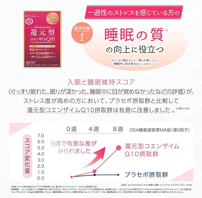 Reduced coenzyme Q10 bag type, manufactured by Kaneka, 60 tablets x 3 set (approx. 90 days supply) - BeesActive Australia