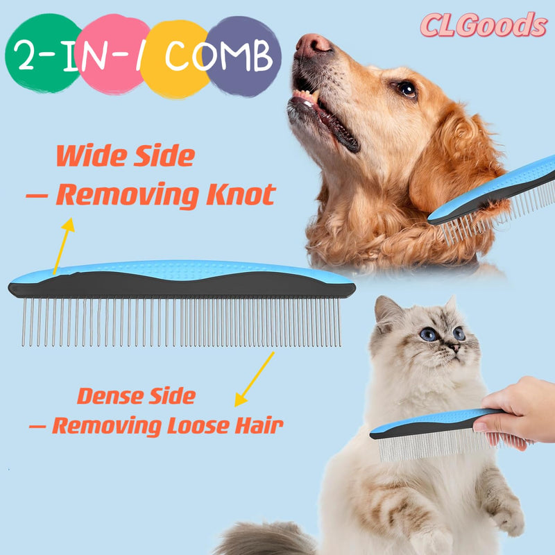 Pet Grooming Comb, Pet Grooming Brush，Pet Dematting Comb，Dog Comb, Pet Comb - BeesActive Australia