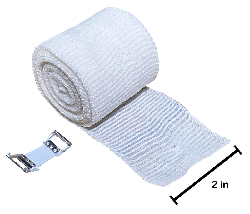 24 Pack Traditional Sport Bandages Sporting Gauze for Box Vendas Deportivas set of Athletic Gauzes for Hand Wraps used in Mexican Boxing Gloves Combat Sports MMA & Martial Arts 2" x 16.5 ft Long