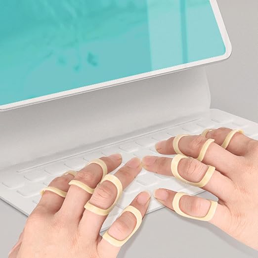 Finger Splint Ring Adjustable Broken Finger Joint Stabilizer Finger Splint Bracket Protector Correct Arthritis - BeesActive Australia