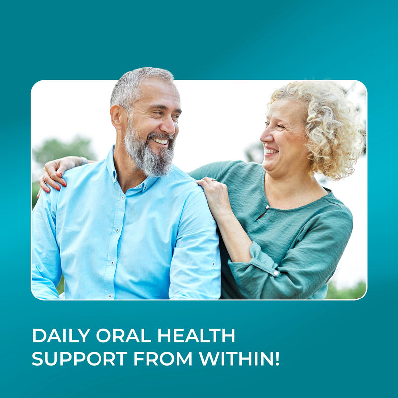 PUREHEALTH RESEARCH Oral Health Support - Dental Probiotics Supplement | Fresh Breath, Teeth & Gums Health - With Xylitol, Vitamin D3, Zinc, Peppermint Oil, Guava Fruit Powder & More - 30 Tablets