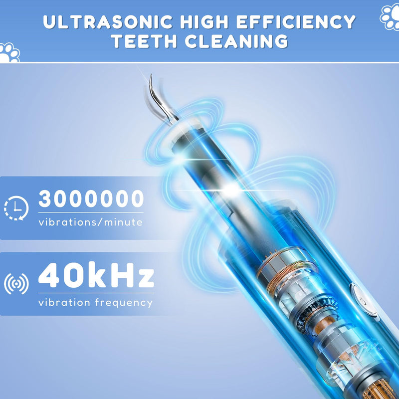 Ultrasonic tartar remover for dogs and cats, tooth cleaner for pets, dog tooth cleaning set, teeth cleaning and cleaning set. Fights tartar, bad breath and gum inflammation - BeesActive Australia
