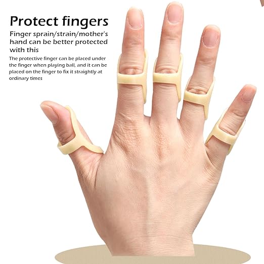 Finger Splint Ring Adjustable Broken Finger Joint Stabilizer Finger Splint Bracket Protector Correct Arthritis - BeesActive Australia