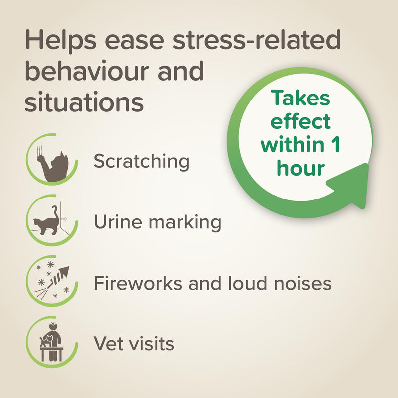Beaphar – StressLess Herbal Calming Spot-On for Cats – Reduces Stress & Anxiety at Home and On-the-Go – With Valerian Extract – For Cats & Kittens – 3 x 1 Week Doses –Easy-to-Use Spot-On Pipettes 3 Count (Pack of 1)