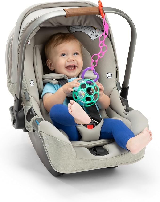 Kids II Japan Bright Starts O-Link Baby Stroller Toy, Stroller Strap, Teeth, Rattle, Oball, Baby Shower, Pink -  Australia