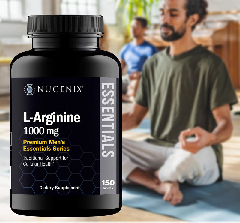Nugenix Essentials L-Arginine Amino Acid Supplement, 1000 mg, 150 Tablets 150 Count (Pack of 1)
