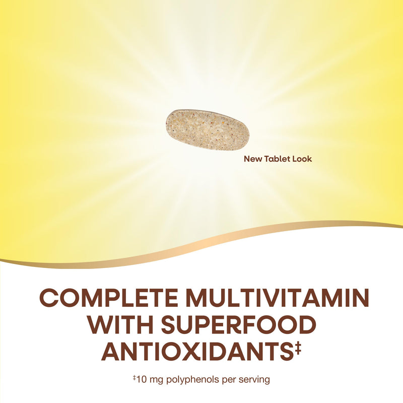 Nature's Way Alive! Men's Complete Daily Multivitamin, 130 ct | Supports Energy Metabolism* and Muscle Function*, with B-Vitamins and Superfood Antioxidants(1), Gluten-Free, Dairy-Free 130 Count (Pack of 1)