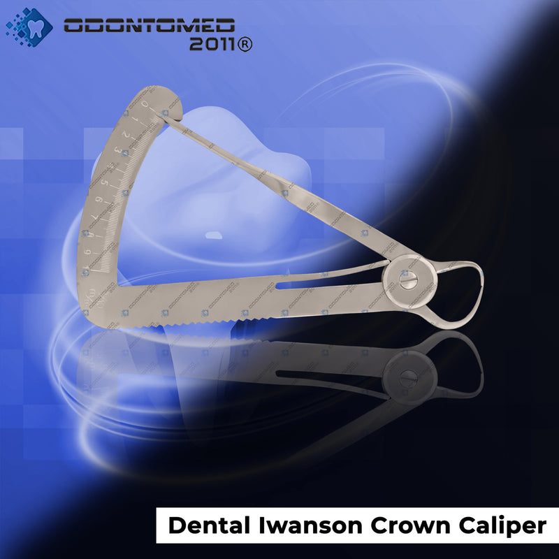 OdontoMed2011® NEW CROWN INSTRUMENT WAX CALIPER DENTAL LAB STAINLESS STEEL