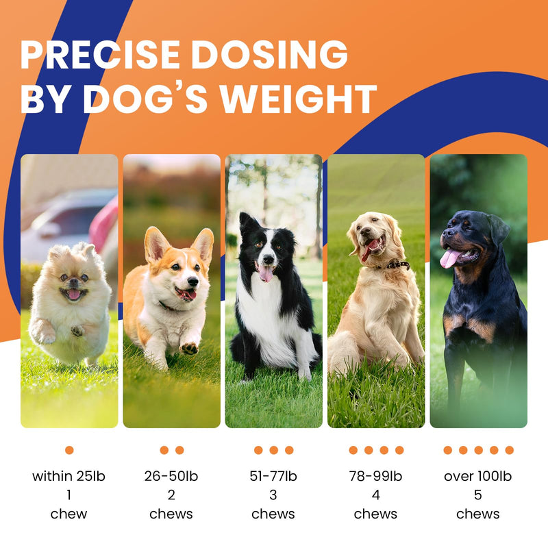 Calming Dog Treats, 200 Count Hemp Calming Treats For Dogs | Reduce Stress, Fear, Separation Anxiety, Barking, Hyperactivity, Reactivity, Aggression, Travel Issues | 100% Natural Dog Calming Treats Chicken-200count