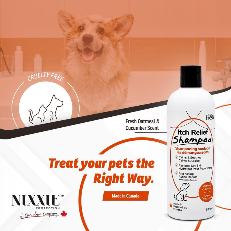 Dog Shampoo for Allergies and Itching by EnviroFresh, Dog Itch Relief Shampoo, Fast Acting Itch Relief for Dogs, Dog Shampoo Sensitive Skin, Anti Itch for Dogs - BeesActive Australia