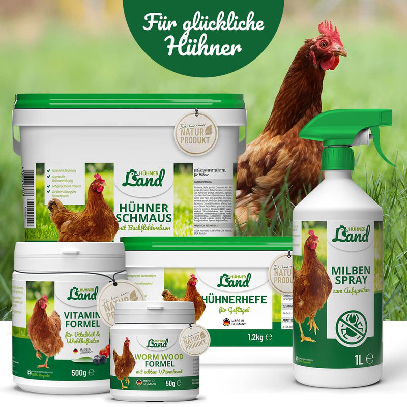CHICKENS Land Calm Liquid - anti-stress drops for chickens, quails & poultry, sedative against stress and anxiety | natural relaxation for chickens with high acceptance, 110ml - BeesActive Australia