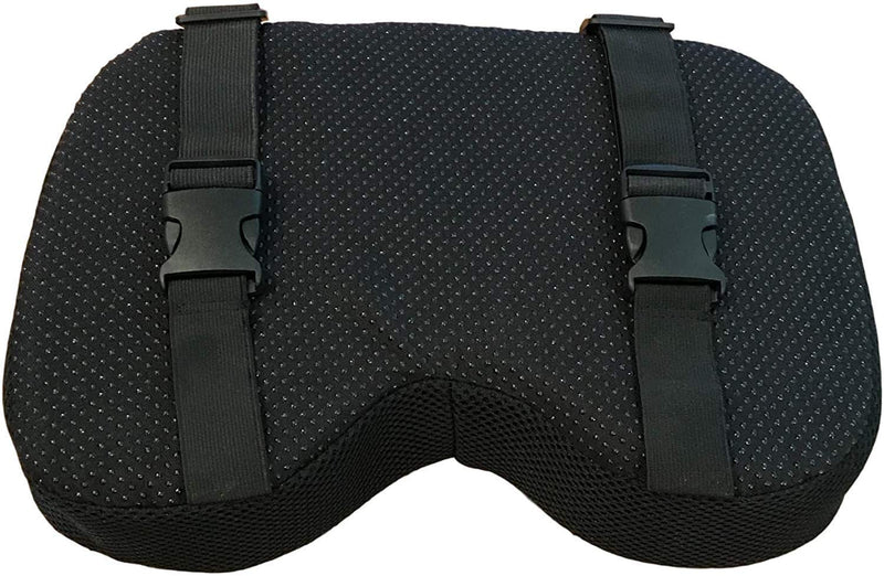Rowing Machine Seat Cushion (Model 2) for The Concept 2 Rowing Machine with Custom Memory Foam, Washable Cover, and Straps- Concept 2 Rower, Recumbent Stationary Bike, WatterRower Seat Pad
